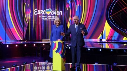 Чарльз III с супругой Камиллой презентовали сцену Евровидения 2023 в Ливерпуле