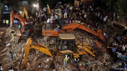 Ужасный обвал дома в Индии: число погибших возросло