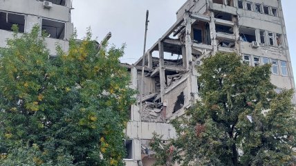 Наслідки обстрілу Миколаєва 14 вересня