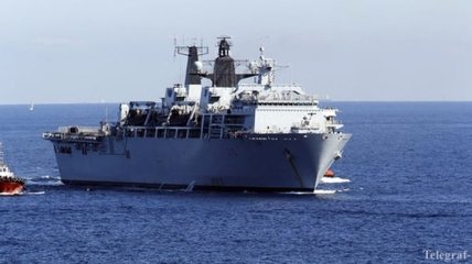 Корабль ВМС Великобритании перехватил подлодку РФ в Северном море