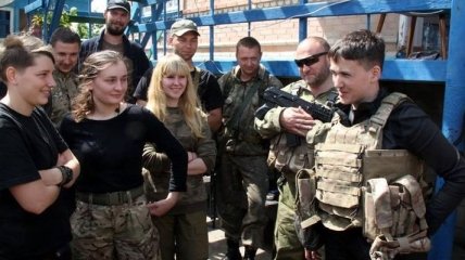 Савченко сообщила, зачем ездила в АТО