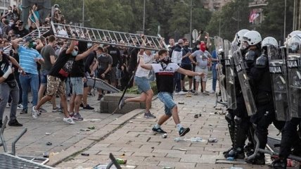 Россия распространяет фейки о причастности украинцев к беспорядкам в Сербии