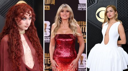 Зірки вразили вбраннями на червоній доріжці Греммі-2026