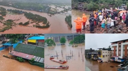 Наводнение в Индии лишило жизни по меньшей мере 138 человек (видео)