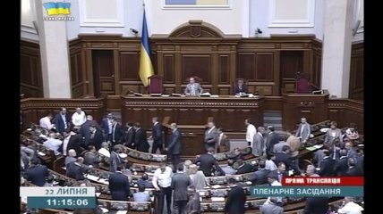 Фракция "Партии регионов" покинула сессионный зал вслед за Левченко
