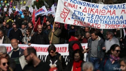 В Афинах из-за забастовки не работает весь общественный транспорт 