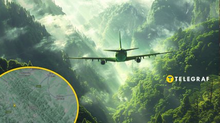 Незвичайний борт зафіксовано над Закарпаттям