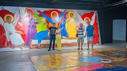 "Украинская идентификация": в Киеве открылась художественная выставка церковных росписей