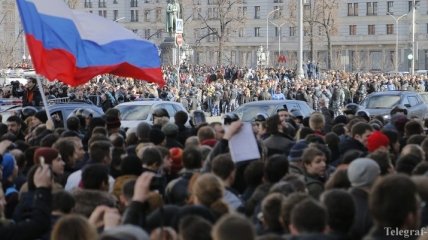 Митинги в РФ: В Москве и Питере задержали более 1000 человек