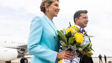 Володимир та Олена Зеленські прибули з офіційним візитом у США