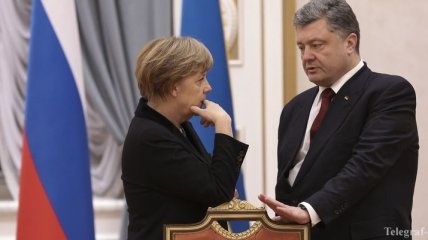 Порошенко и Меркель констатировали нарушение перемирия на Донбассе