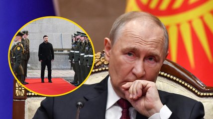 Владимир Путин и Владимир Зеленский