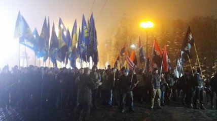 НПУ отчиталась об итогах факельного шествия в Харькове