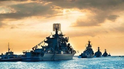 Части ВМФ РФ вышли в море из сирийского Тартуса