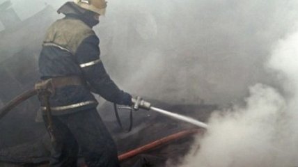 На полигоне твердых отходов в Киевской области произошел пожар