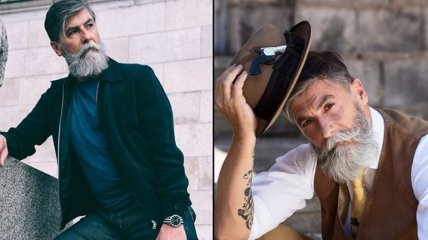 Весь фокус в бороде: 60-летний пенсионер стал моделью (Фото)