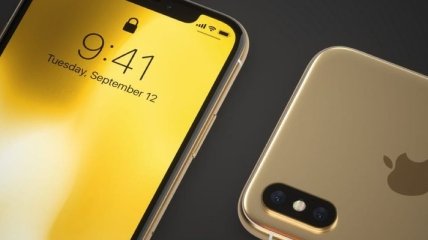 Вскоре могут представить iPhone X в золотом цвете 