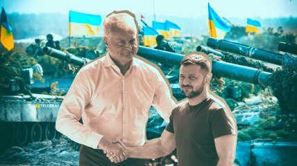 Науседа регулярно підтримує Україну в питаннях поставок зброї та інших починаннях