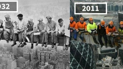 Потрясающие кадры о том, как изменился мир за 100 лет (Фото)