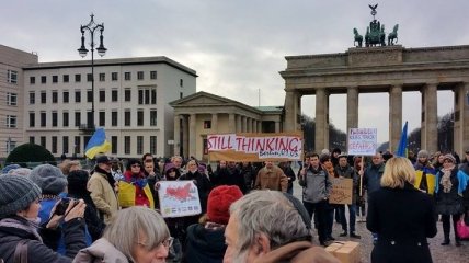 В Берлине прошел марш в поддержку Надежды Савченко