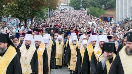 В крестной ходе в Киеве приняли участие около 20 тысяч верующих
