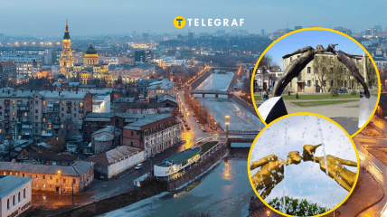 Памятник влюбленным в Харькове