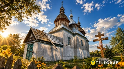 Деревянная церковь в Черкасской области