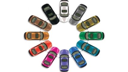 Названы самые популярные цвета новых автомобилей в Украине