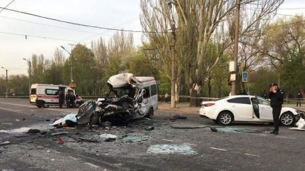 ДТП в Кривом Роге: полиция задержала водителя Mazda 