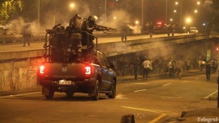 Массовые беспорядки произошли в бразильском мегаполисе Сан-Паулу