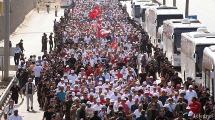 Турецкий "Марш справедливости" дошел из Анкары в Стамбул