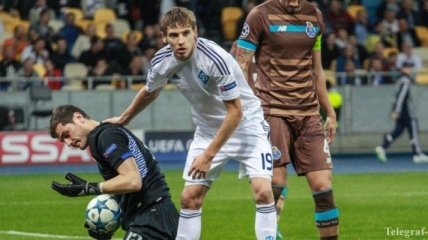 Украинец стал лучшим игроком в матче "Динамо" - "Порту" (УЕФА)