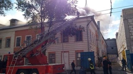 Масштабный пожар в харьковской академии ликвидирован 