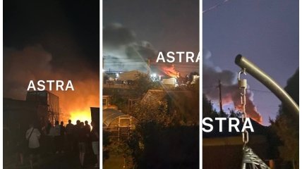 Пожар в Домодедово