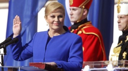 Новый президент Хорватии Грабар-Китарович приведена к присяге