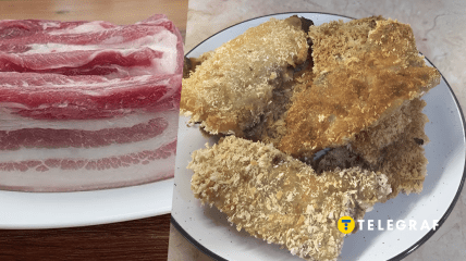 Відбивні із сала