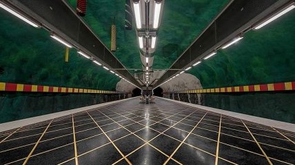 Снимки стокгольмского метрополитена, от которых дух захватывает (Фото)