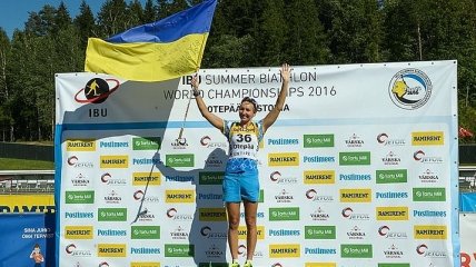 Украинка Пидгрушная завоевала "серебро" в гонке-преследования на ЛЧМ по биатлону