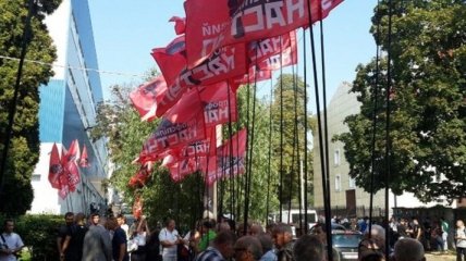 Профсоюзы под НКРЭКУ протестуют против абонплаты за газ