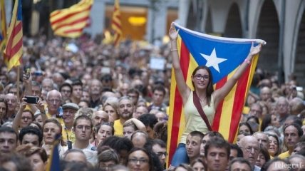 В Барселоне продолжаются акции протеста за независимость Каталонии