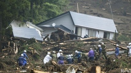 Три человека погибли из-за наводнений на севере Японии