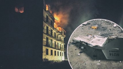 Після російської атаки на Київщині загорівся один із цивільних об'єктів