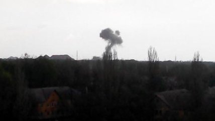 В Донецке слышны сильные взрывы