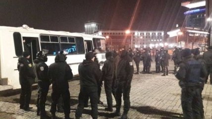 В Харькове подрались футбольные фанаты