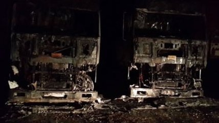 Две фуры горели в Черниговской области