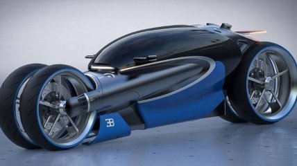 Bugatti представляет новый мотоцикл Type 100M Concept во всех традициях компании (Фото) 