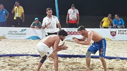 Українські борці здобули дві "бронзи" на Всесвітніх пляжних іграх у Досі