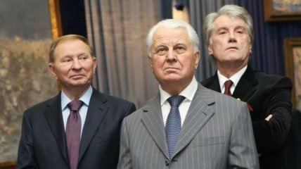 Леонид Кучма, Леонид Кравчук и Виктор Ющенко