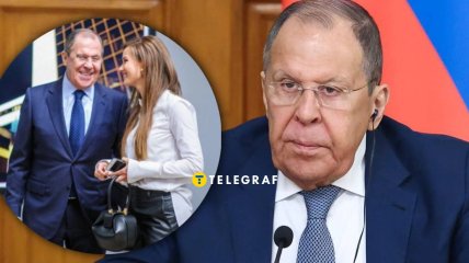 Сергей Лавров и его дочь Екатерина