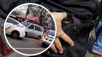 В Одесі посеред вулиці копи обстріляли автомобіль